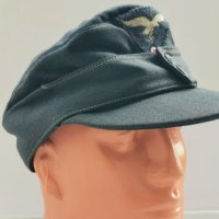 Немска нацистка шапка. Ww2, снимка 7 - Антикварни и старинни предмети - 35670688