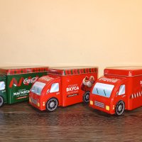 Кутия-камион Кока-кола , снимка 1 - Други стоки за дома - 39299354