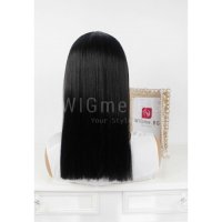 Черна перука с бретон Лера, снимка 4 - Аксесоари за коса - 33797964