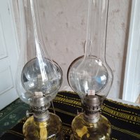 Две чешки газени лампи, снимка 1 - Декорация за дома - 36011328
