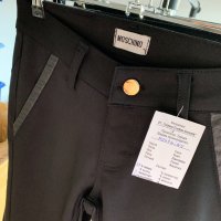 Черен дамски панталон moschino, снимка 2 - Панталони - 39601165