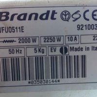 Електромотор от пералня Brandt, снимка 5 - Електродвигатели - 42532524