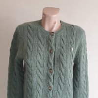 POLO Ralph Lauren Cable Wool / Cashmere Cardigan Knit Womens Size M НОВО! ОРИГИНАЛ! Дамски Пуловер -, снимка 8 - Жилетки - 44459238