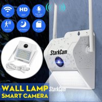 2в1 ТОП КАМЕРА с LED лампа прожектор за видеонаблюдение подарък карта microsd 64gb камери, снимка 2 - IP камери - 41820499