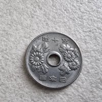 Монети. Япония. 1 ,10 ,50 ,100 и 500 йени . 5 бройки., снимка 8 - Нумизматика и бонистика - 41625000