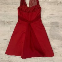 Червена рокля в размер S, снимка 16 - Рокли - 44357960
