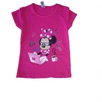 НАМАЛЕНИЕ ! Блузи с къс ръкав "Мини маус" (3 - 6 години), снимка 3 - Детски тениски и потници - 36234832