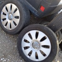 Джанти с гуми Ауди  5х112 - 16 цола , снимка 1 - Гуми и джанти - 42677021
