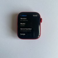 КАТО НОВ !!! Apple Watch Series 6 44 mm GPS - RED Aluminum - A2292, снимка 9 - Смарт часовници - 39119028
