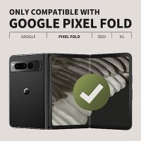 Нов Военен двуслоен удароустойчив здрав калъф за телефон със стойка и щипка за колан за Pixel Fold 5, снимка 6 - Калъфи, кейсове - 41502819
