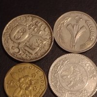 Лот монети от цял свят 4 броя СИНГАПУР, ТУРЦИЯ ЗА КОЛЕКЦИЯ ДЕКОРАЦИЯ 32048, снимка 1 - Нумизматика и бонистика - 44286338