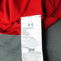 M/L червена мъжка компресионна тениска на Under Armour (made in Mexico), снимка 7 - Спортни дрехи, екипи - 41462442