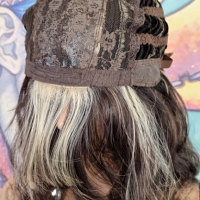 👑 💗Прекрасна Дълга Перука с Естествено Падащи Вълни Цвят Кичурен Микс КОД 9188, снимка 8 - Аксесоари за коса - 44735524
