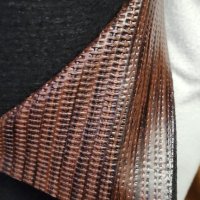Изкуствена кожа за тапицерия кафява ратанова плетка, снимка 3 - Платове и дамаски - 42610465