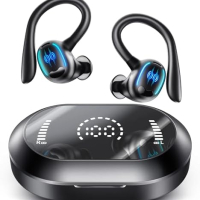 Нови Безжични Спортни Слушалки, Мощен Звук, CVC Шумопотискане Earbuds , снимка 1 - Bluetooth слушалки - 44527296