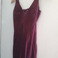 Официална рокля цвят лилав 124 см, снимка 2 - Рокли - 39981706