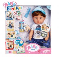 BABY Born Интерактивна кукла Братче 43 см  826911, снимка 1 - Кукли - 35806470