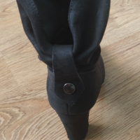 Елегантни велурени боти, снимка 7 - Дамски обувки на ток - 27469906