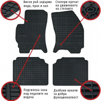 Гумени стелки Frogum за BMW X3 (E83) - (2003-2010), снимка 3 - Аксесоари и консумативи - 36218834