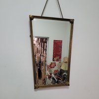 Огледало с месингова рамка , снимка 4 - Други ценни предмети - 39896303