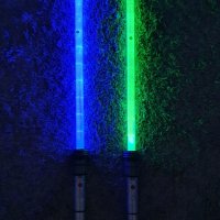 StarWars Двоен светлинен лазерен меч, снимка 2 - Музикални играчки - 34510875