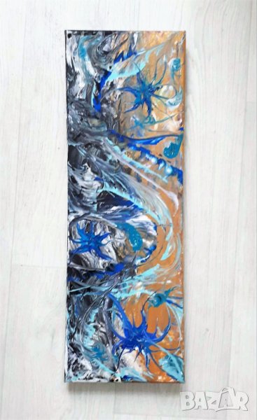 Абстрактна картина 60/20, снимка 1