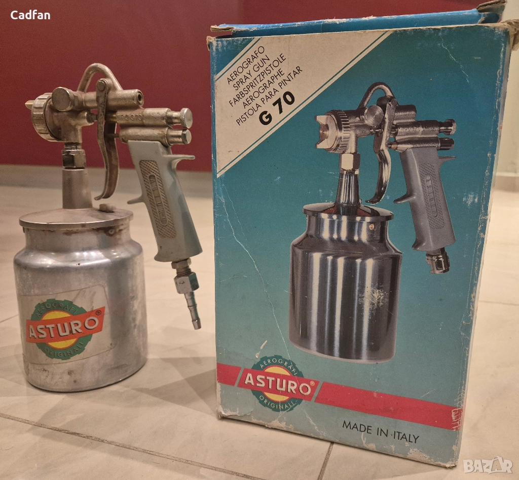 Пневматичен италиански ръчен пистолет Asturo G70 , снимка 1