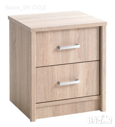Нощно шкафче с 2 чекмеджета, снимка 1