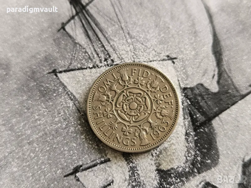 Монета - Великобритания - 2 шилинга | 1963г., снимка 1