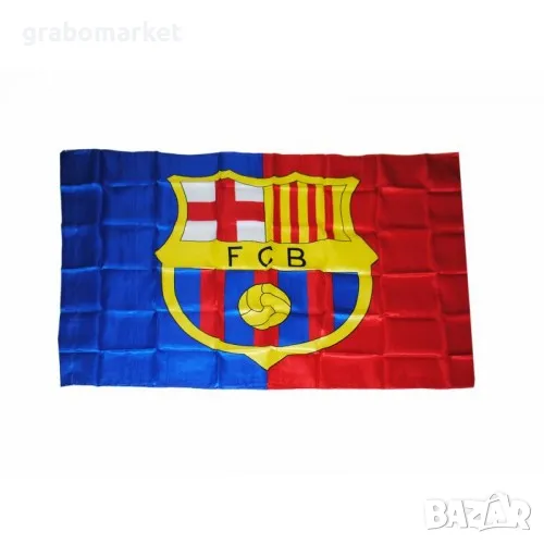 Знаме на Барселона 90 х 150 см., снимка 1