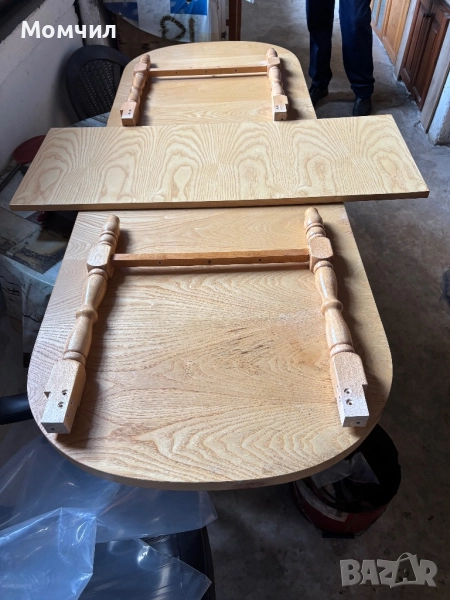 Продавам дървена разтегателна маса, снимка 1