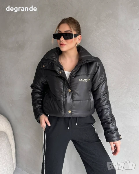 Дамско късо яке на Balmain налично в бяло и черно, снимка 1