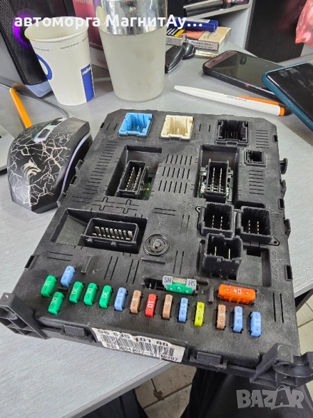 BSI модул Peugeot 307 Citroen C4 (2001-2007г.) 9663510180 , 96 635 101 80, снимка 1