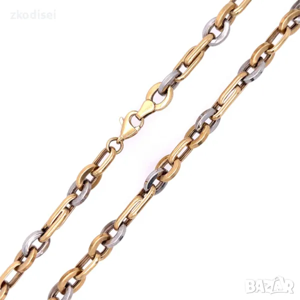 НОВ ЗЛАТЕН СИНДЖИР 16,26ГР. 58СМ. 14КР. ПРОБА:585 , снимка 1