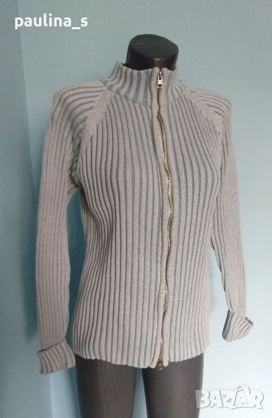 Памучна жилетка с цип тип суичър "Debbie Morgan" / голям размер, хипоалергична , снимка 1