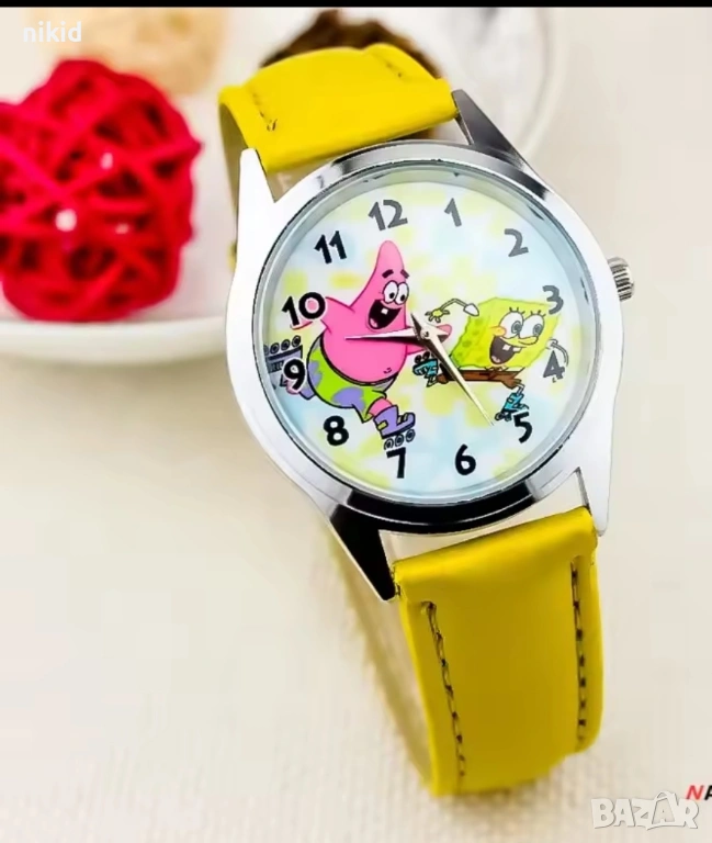 спондж боб Спонджбоб Sponge Bob spongebob детски ръчен часовник, снимка 1
