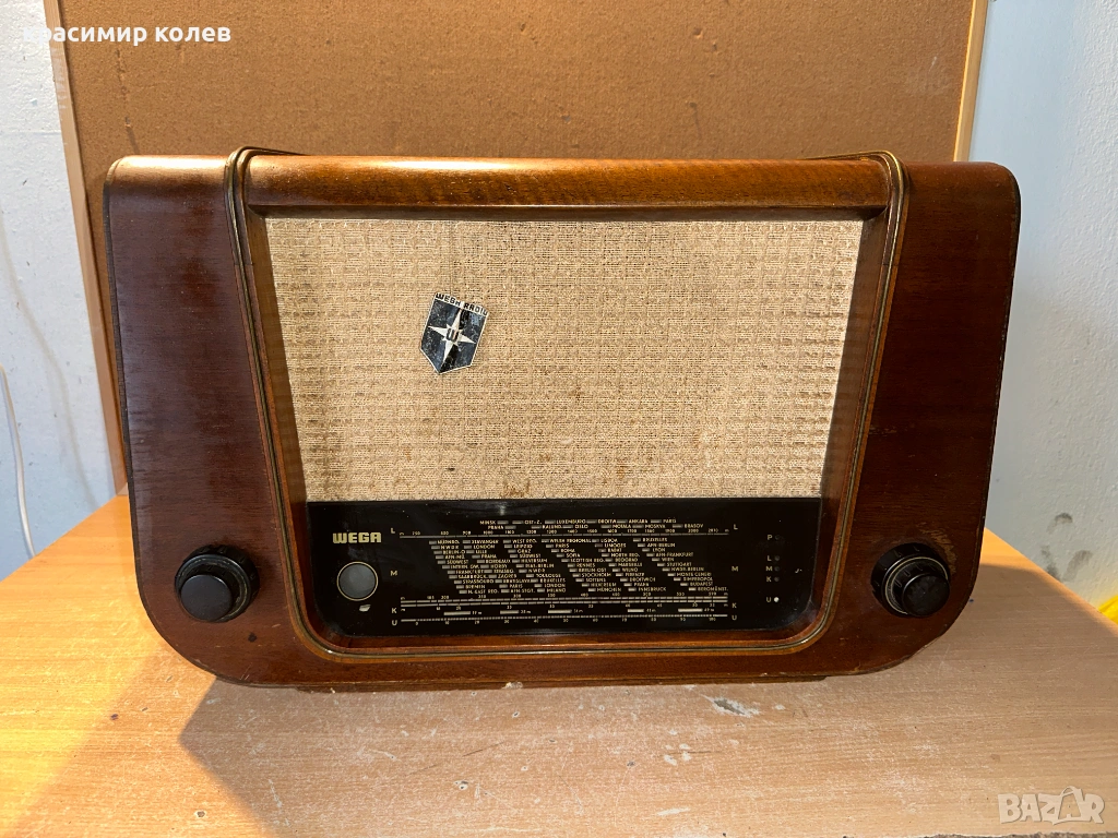лампов радиопремник "WEGA LUX-365W", снимка 1