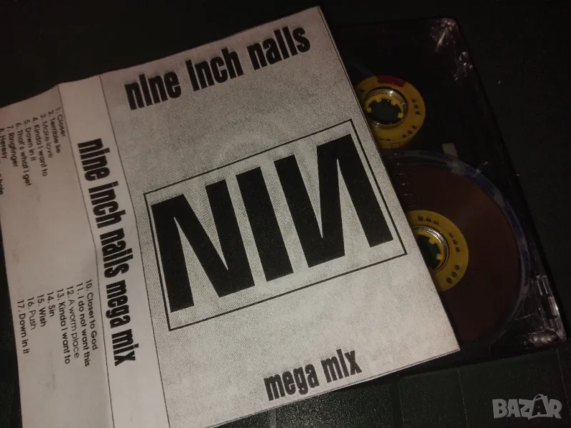 Nine inch nails mega mix - аудио касета музика, снимка 1