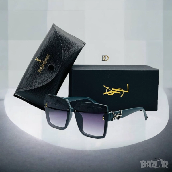 очила с черен обикновен калъф и ув защита ysl saint laurent, снимка 1