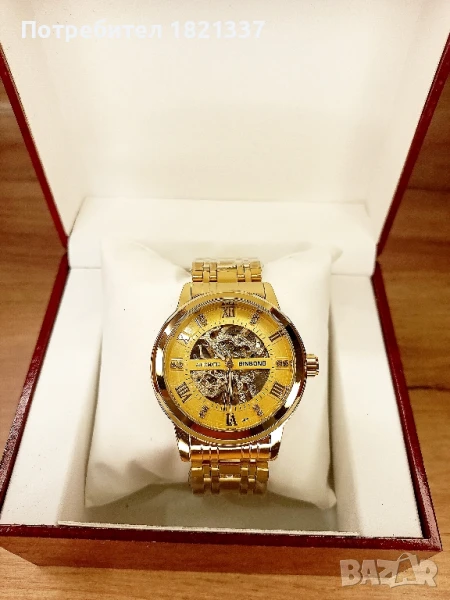 Механичен автоматичен водоустойчив часовник , снимка 1