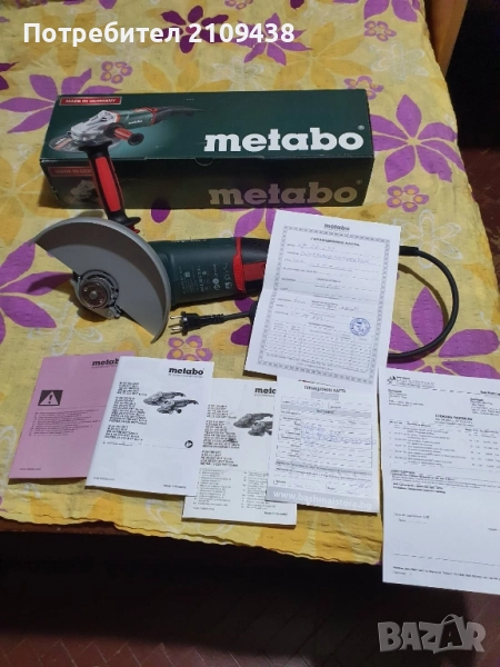 Ъглошлайф METABO WE 26-230 MVT Quick, снимка 1
