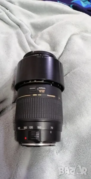 Обектив TAMRON 70-300mm F/4-5.6 Di Tele-Macro (1:2) за Canon, снимка 1