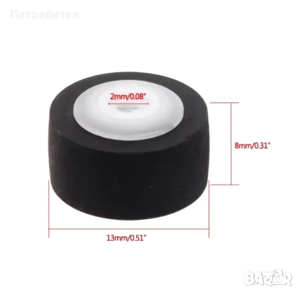 Тонролка за касетен дек 13х8х2, снимка 1