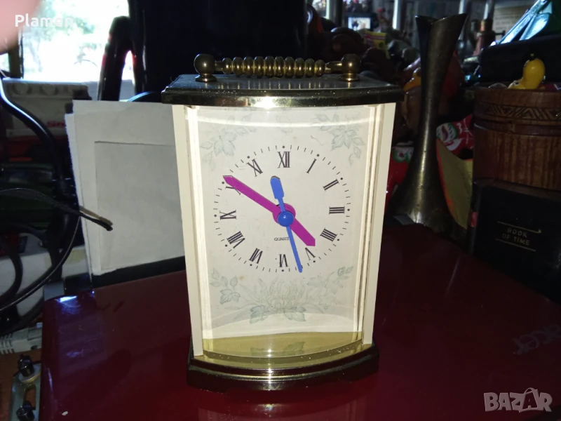 Английски настолен кварцов часовник , снимка 1