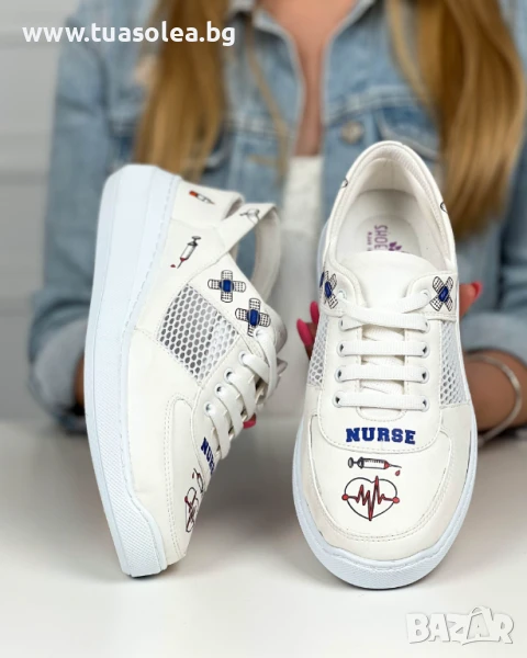 Дамски работни маратонки с олекотена подметка | Марка Tuasolea, снимка 1