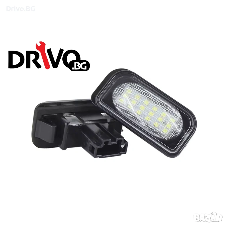 ГАРАНЦИЯ! Нови LED Плафони за Заден Номер на Mercedes W203 W209 R230, снимка 1