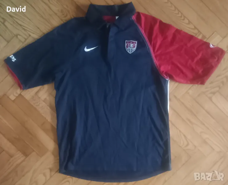 Оригинална поло фланелка на САЩ Nike Total 90, снимка 1