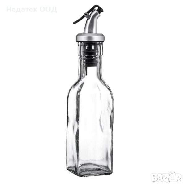 Бутилка за олио и оцет с предпазна капачка, Стъклена, 160 мл, снимка 1