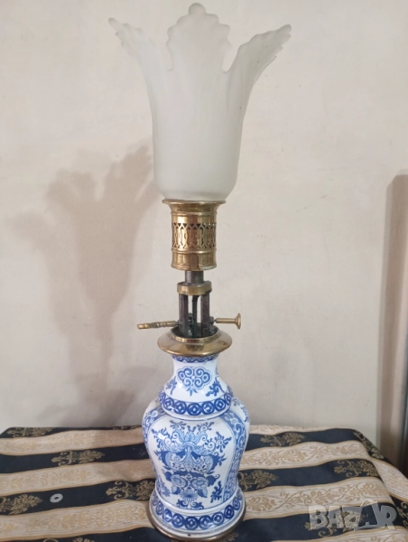 Стара газова ( газена ) лампа, снимка 1