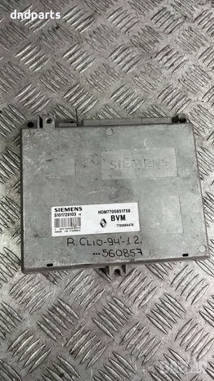 Компютър Renault Clio 1.2i 1994г. S101729103 7700851758 , снимка 1